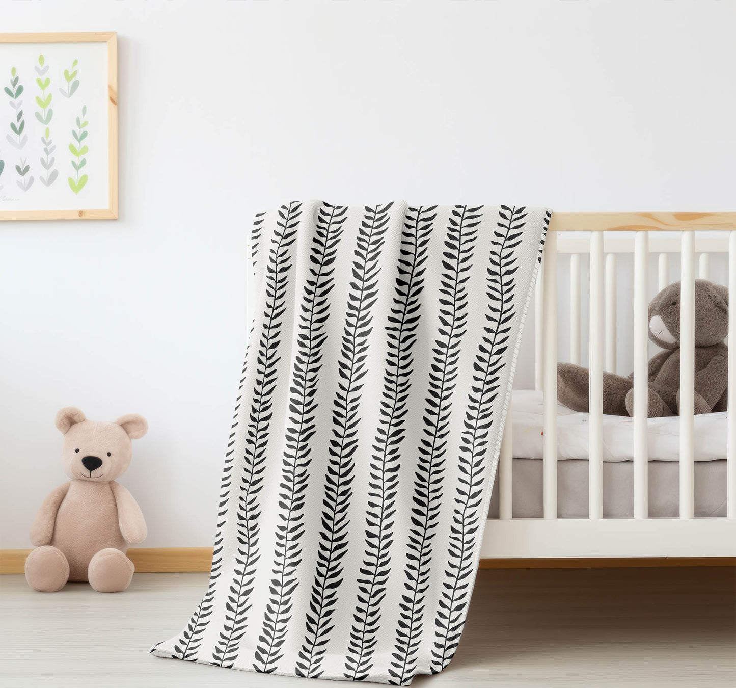 Mystic Ivy Velveteen Fleece Blanket