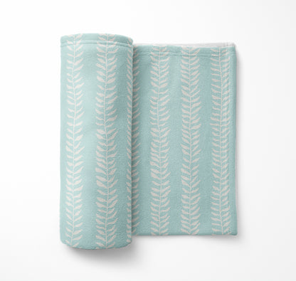Mystic Ivy Velveteen Fleece Blanket