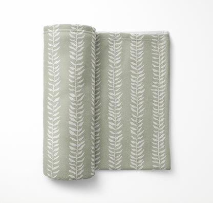 Mystic Ivy Velveteen Fleece Blanket