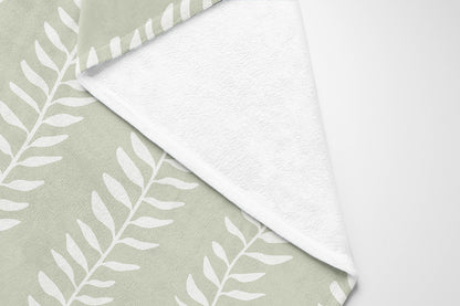 Mystic Ivy Velveteen Fleece Blanket