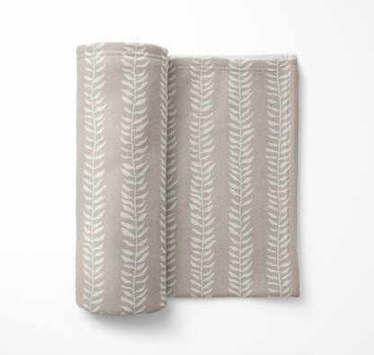 Mystic Ivy Velveteen Fleece Blanket
