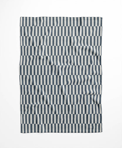 Off Stripe Velveteen Fleece Blanket