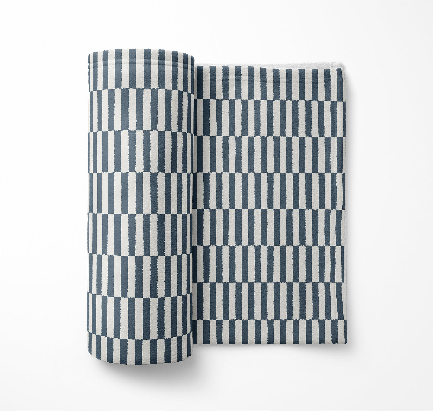 Off Stripe Velveteen Fleece Blanket