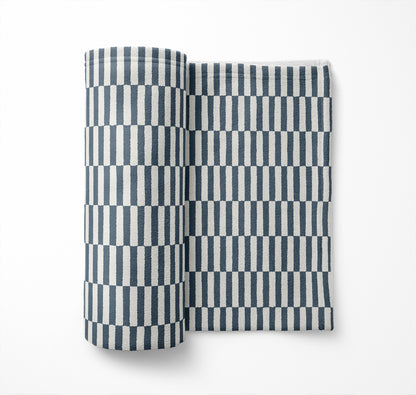 Off Stripe Velveteen Fleece Blanket