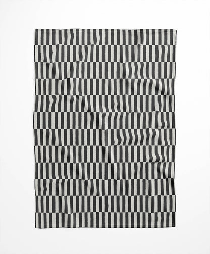 Off Stripe Velveteen Fleece Blanket