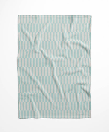 Off Stripe Velveteen Fleece Blanket