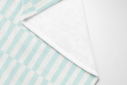Off Stripe Velveteen Fleece Blanket