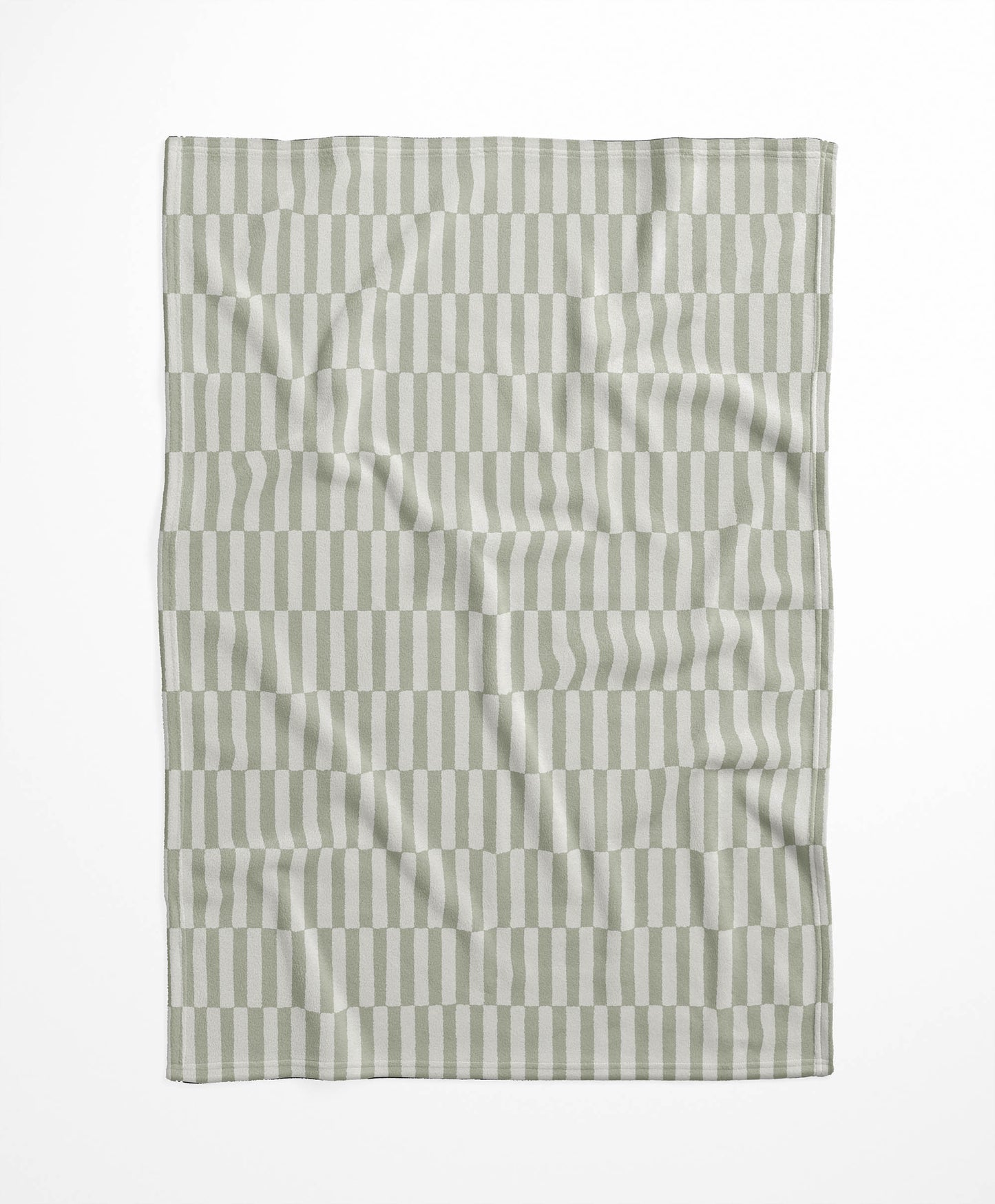 Off Stripe Velveteen Fleece Blanket