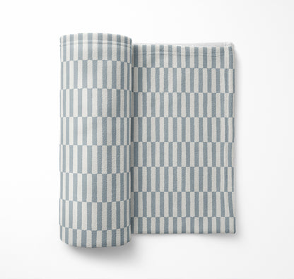 Off Stripe Velveteen Fleece Blanket