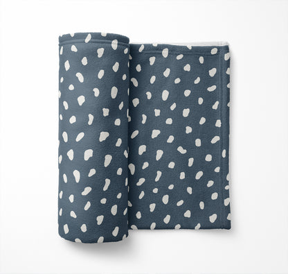 Paint Drop Velveteen Fleece Blanket
