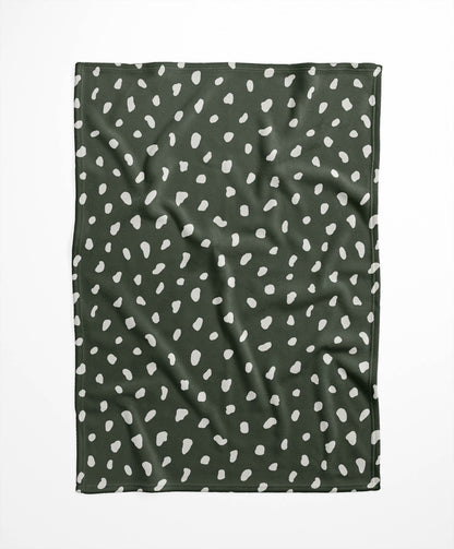 Paint Drop Velveteen Fleece Blanket