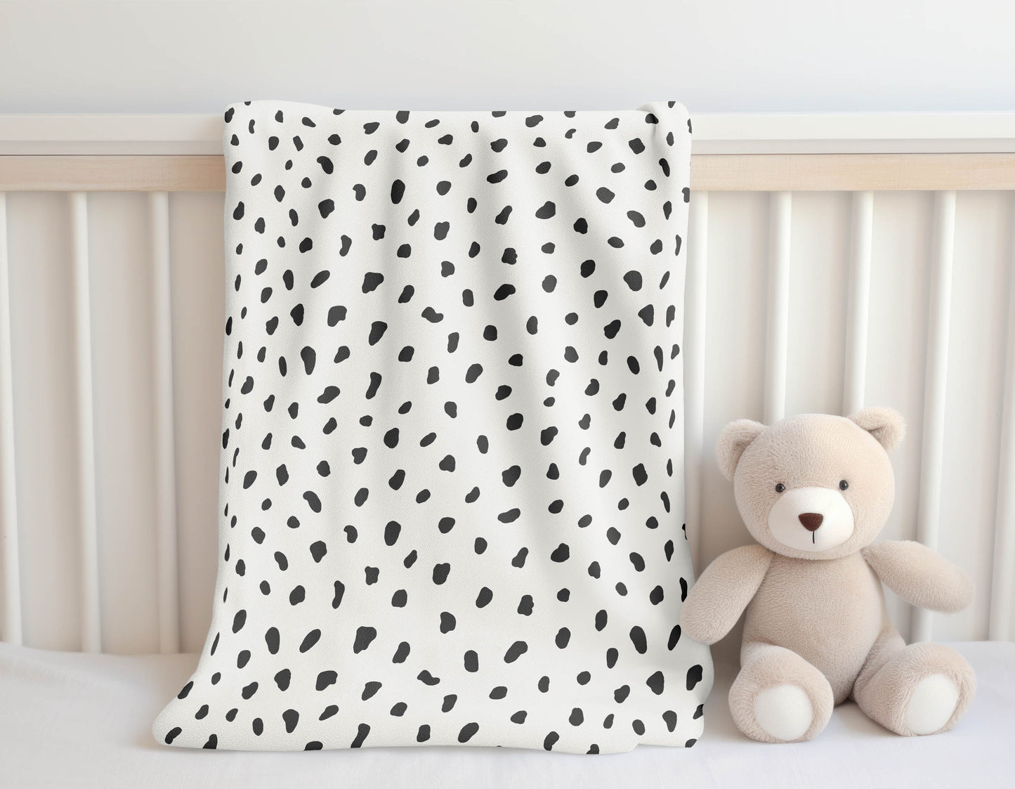 Paint Drop Velveteen Fleece Blanket
