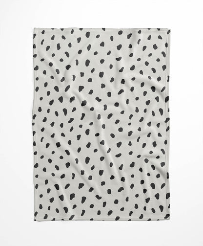 Paint Drop Velveteen Fleece Blanket