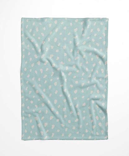 Paint Drop Velveteen Fleece Blanket