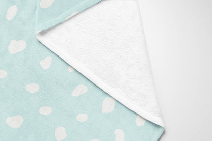 Paint Drop Velveteen Fleece Blanket