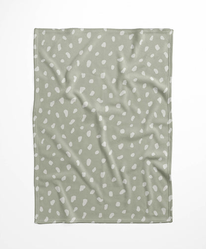 Paint Drop Velveteen Fleece Blanket