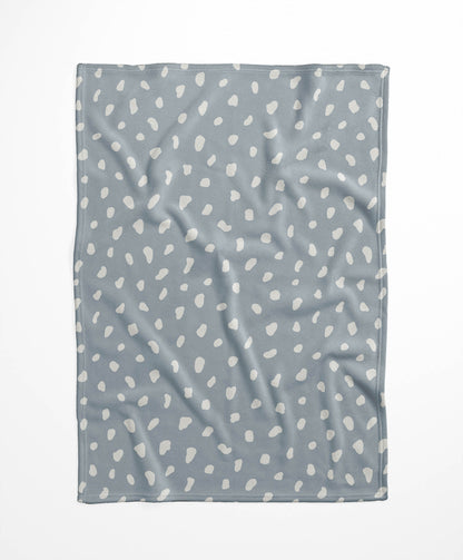 Paint Drop Velveteen Fleece Blanket