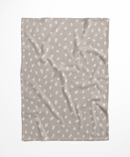 Paint Drop Velveteen Fleece Blanket