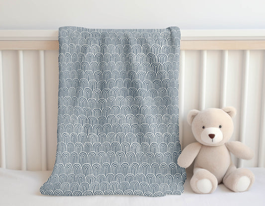 Rolling Hills Velveteen Fleece Blanket