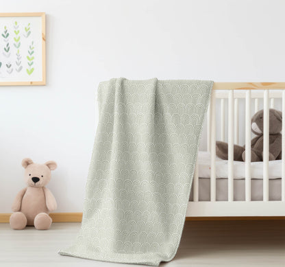Rolling Hills Velveteen Fleece Blanket