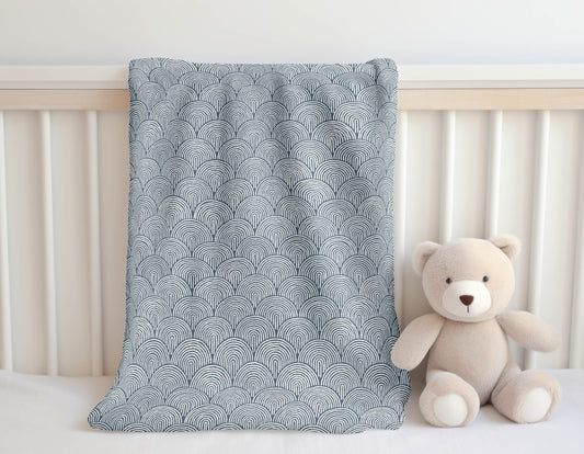 Rolling Humps Velveteen Fleece Blanket