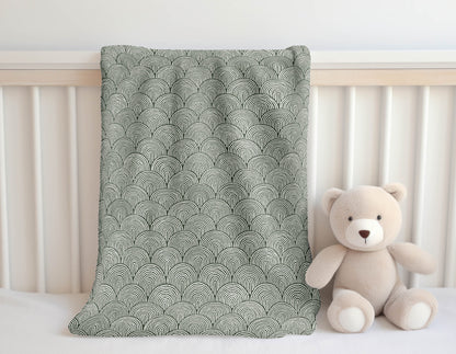 Rolling Humps Velveteen Fleece Blanket