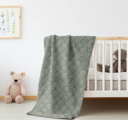 Rolling Humps Velveteen Fleece Blanket