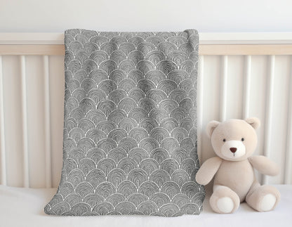 Rolling Humps Velveteen Fleece Blanket