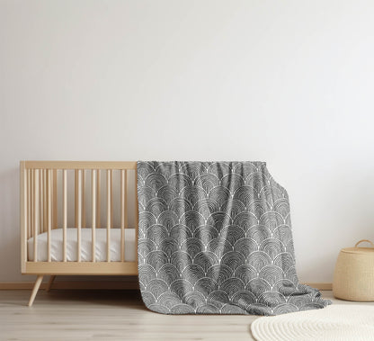 Rolling Humps Velveteen Fleece Blanket