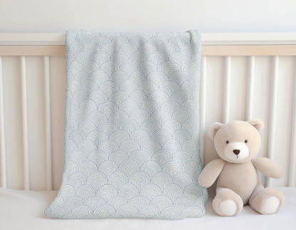 Rolling Humps Velveteen Fleece Blanket