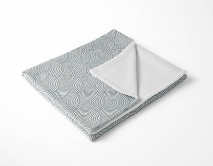 Rolling Humps Velveteen Fleece Blanket