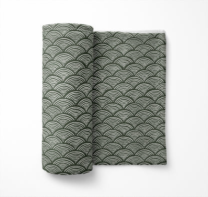 Rolling Waves Velveteen Fleece Blanket