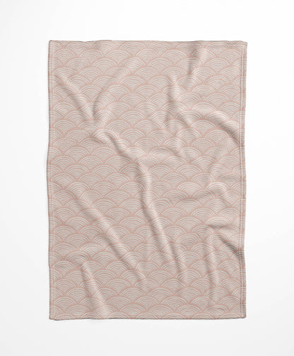 Rolling Waves Velveteen Fleece Blanket