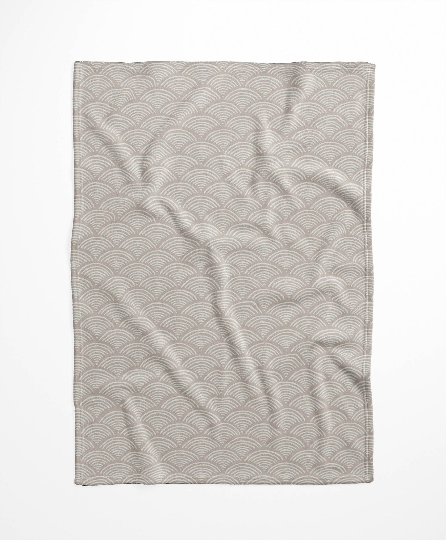 Rolling Waves Velveteen Fleece Blanket
