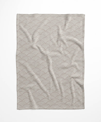 Rolling Waves Velveteen Fleece Blanket