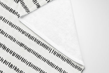 Scatter Row Velveteen Fleece Blanket