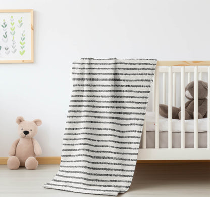 Scatter Row Velveteen Fleece Blanket