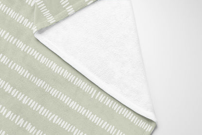 Scatter Row Velveteen Fleece Blanket