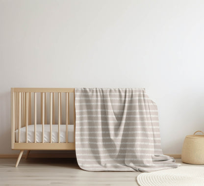 Scatter Row Velveteen Fleece Blanket