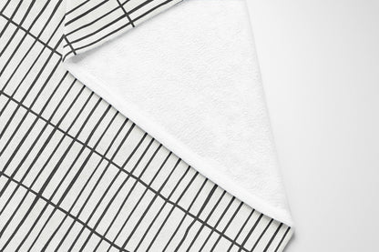 Snow Fence Velveteen Fleece Blanket