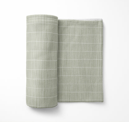 Snow Fence Velveteen Fleece Blanket