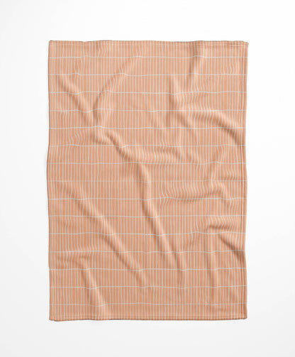 Snow Fence Velveteen Fleece Blanket