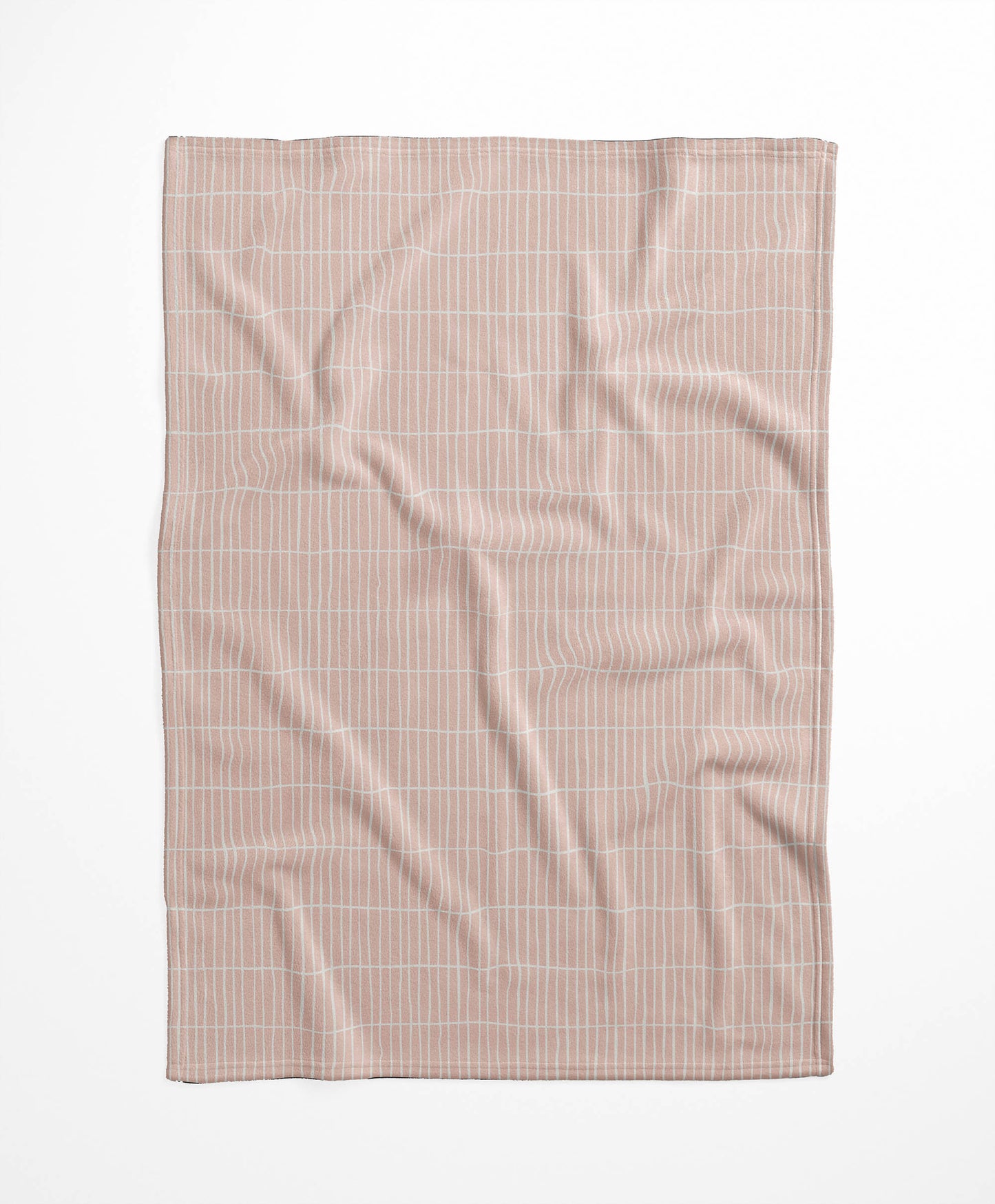 Snow Fence Velveteen Fleece Blanket