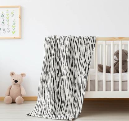 Spectrum Strands Velveteen Fleece Blanket