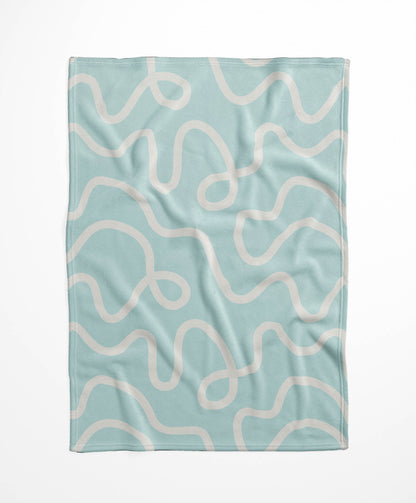 Squig Velveteen Fleece Blanket