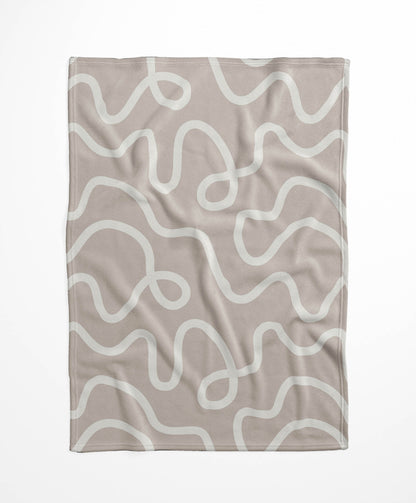 Squig Velveteen Fleece Blanket