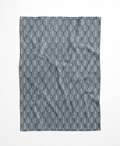 Stitch Patch Velveteen Fleece Blanket