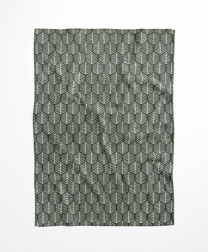 Stitch Patch Velveteen Fleece Blanket