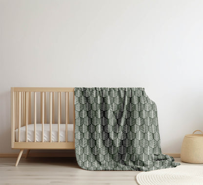 Stitch Patch Velveteen Fleece Blanket