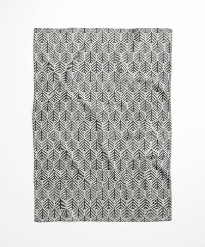 Stitch Patch Velveteen Fleece Blanket